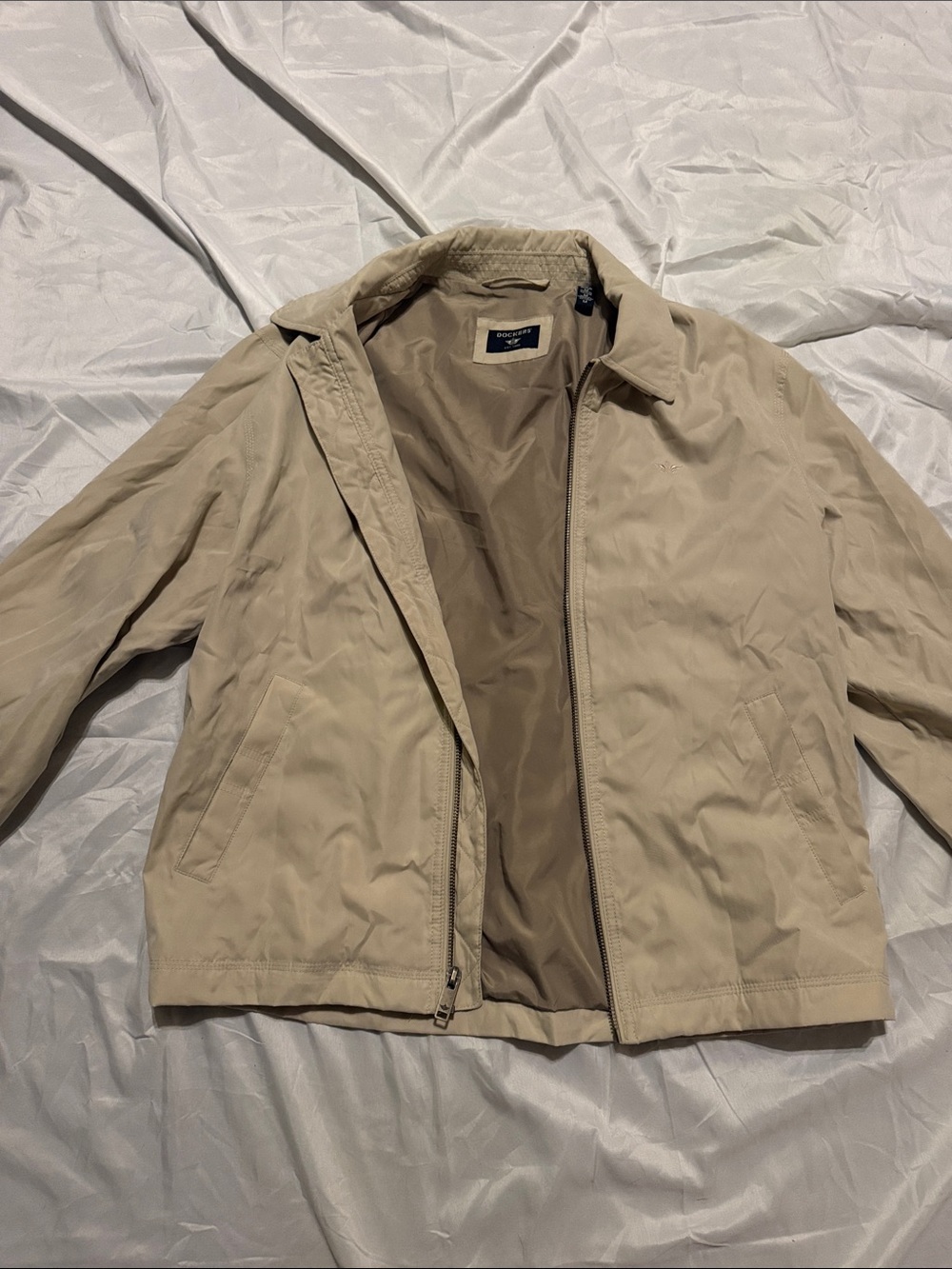 Dockers Men's Light Beige Shirt Jacket